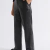 Woman Seed Heritage Pants-Leather Tailored Pant
