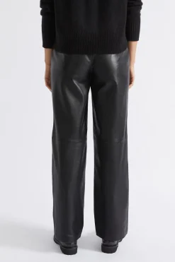 Woman Seed Heritage Pants-Leather Tailored Pant