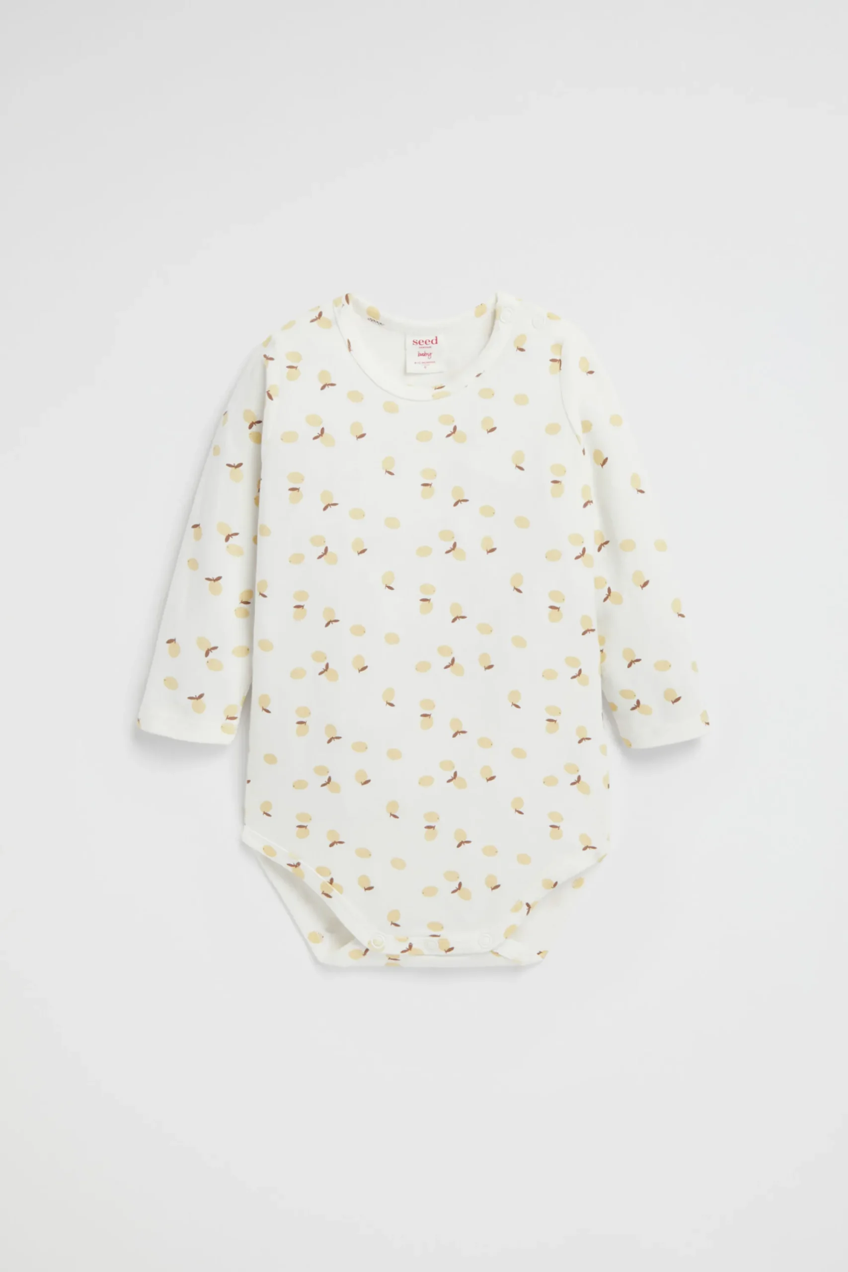 Newborn Seed Heritage Bodysuits & Onesies-Lemon Yardage Bodysuit