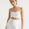 Woman Seed Heritage T-Shirts & Tops-Linen Bralette