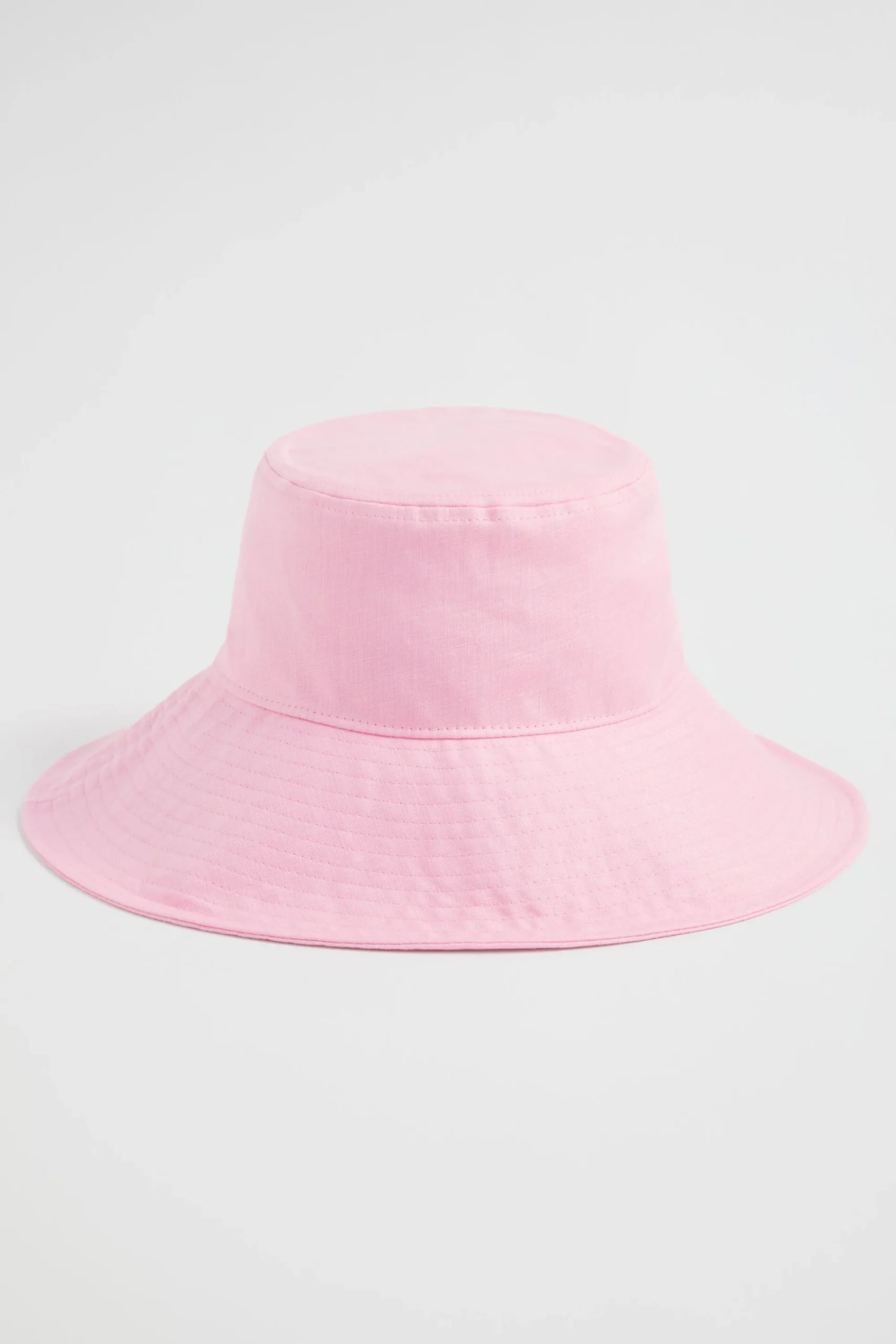 Woman Seed Heritage Hats & Gloves-Linen Bucket Hat