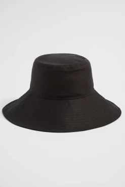 Woman Seed Heritage Hats & Gloves-Linen Bucket Hat