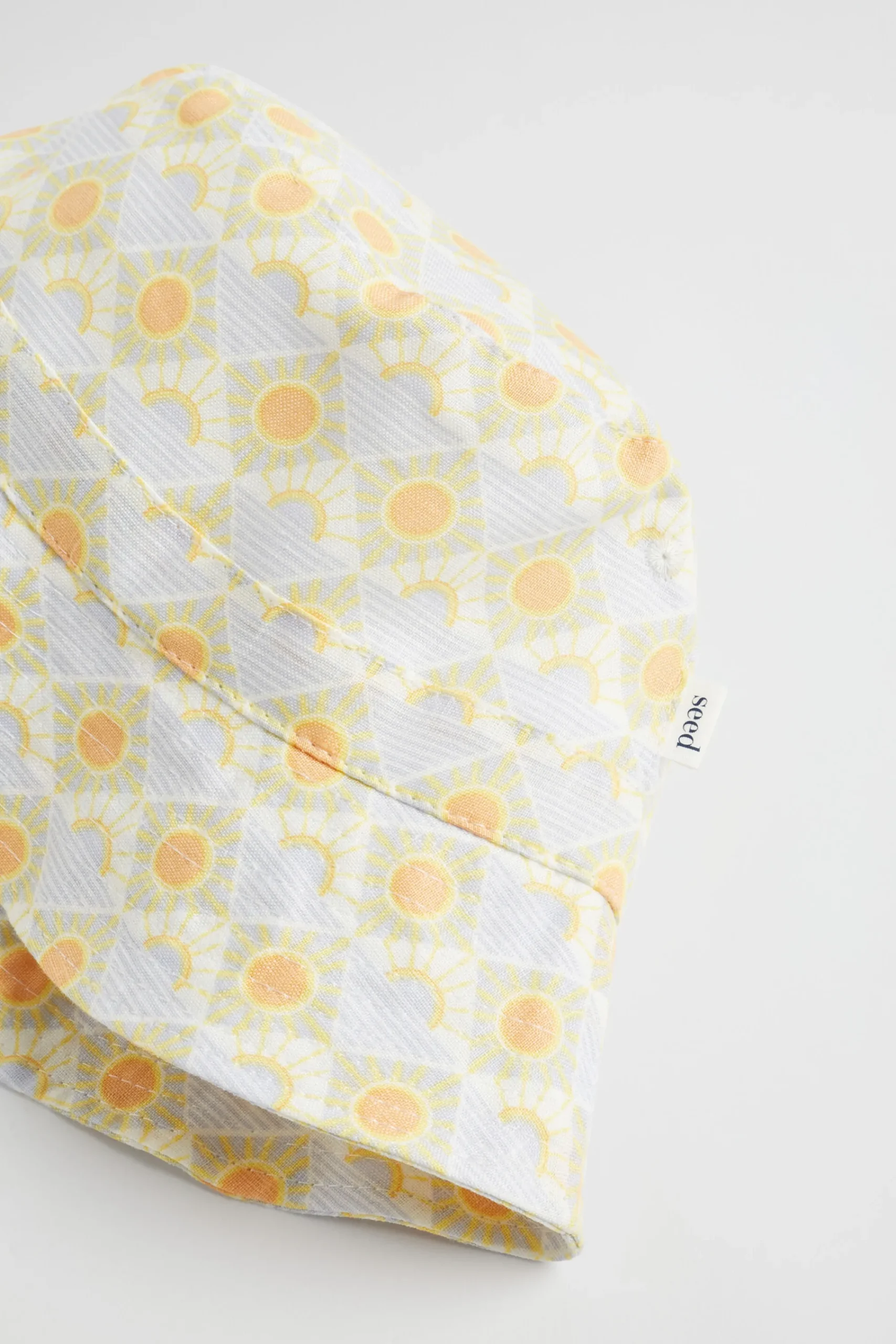 Girl Seed Heritage Hats & Beanies & Caps-Linen Bucket Hat