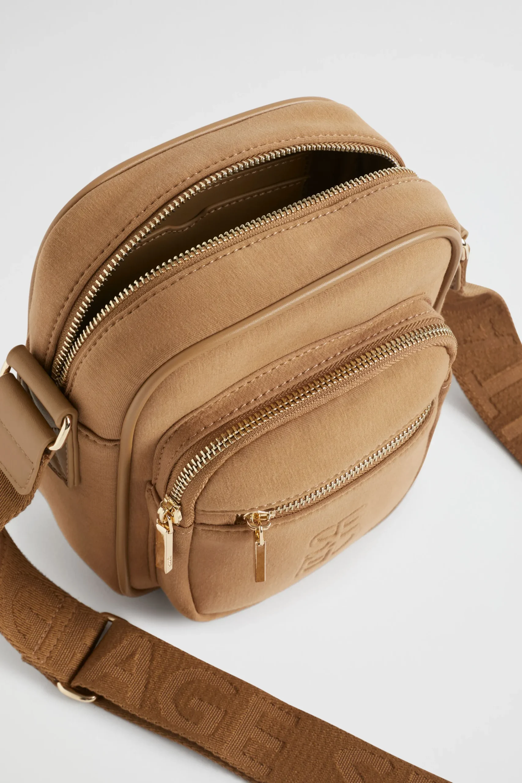 Woman Seed Heritage Cross Body-Logo Jersey Camera Bag