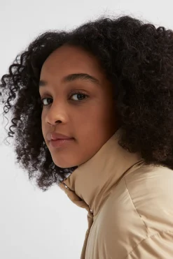 Teen Girl Seed Heritage Jackets & Vests-Logo Puffa Jacket