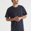 Man Seed Heritage T-Shirts & Sweaters-Mens Linen Tee