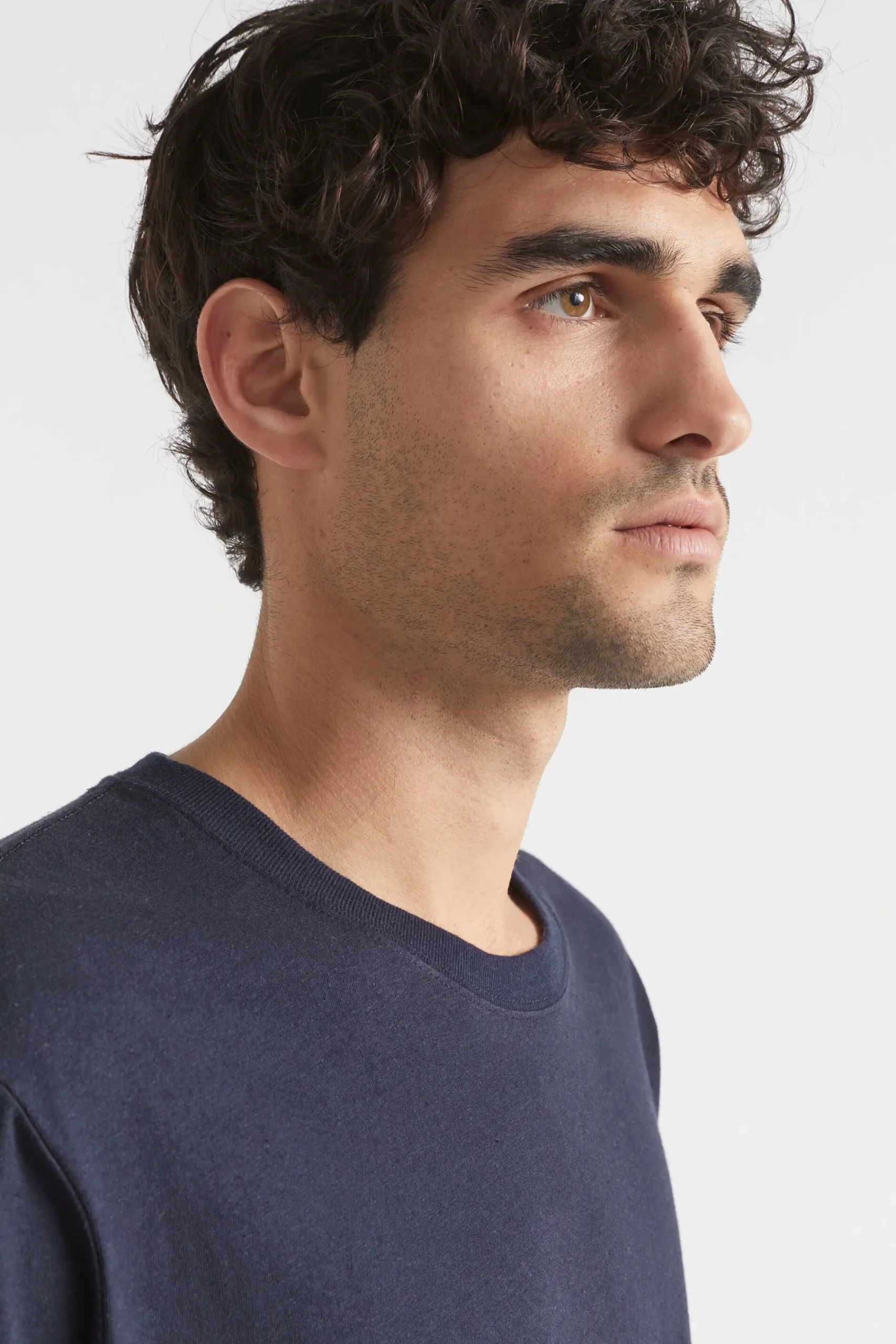 Man Seed Heritage T-Shirts & Sweaters-Mens Linen Tee