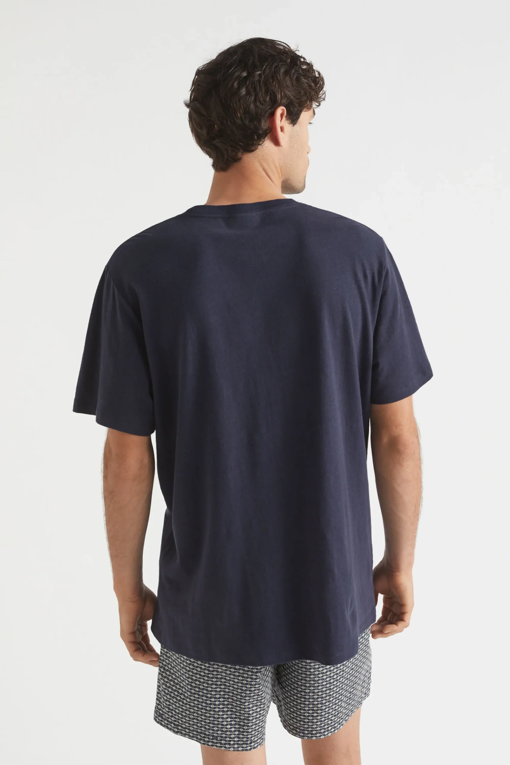 Man Seed Heritage T-Shirts & Sweaters-Mens Linen Tee