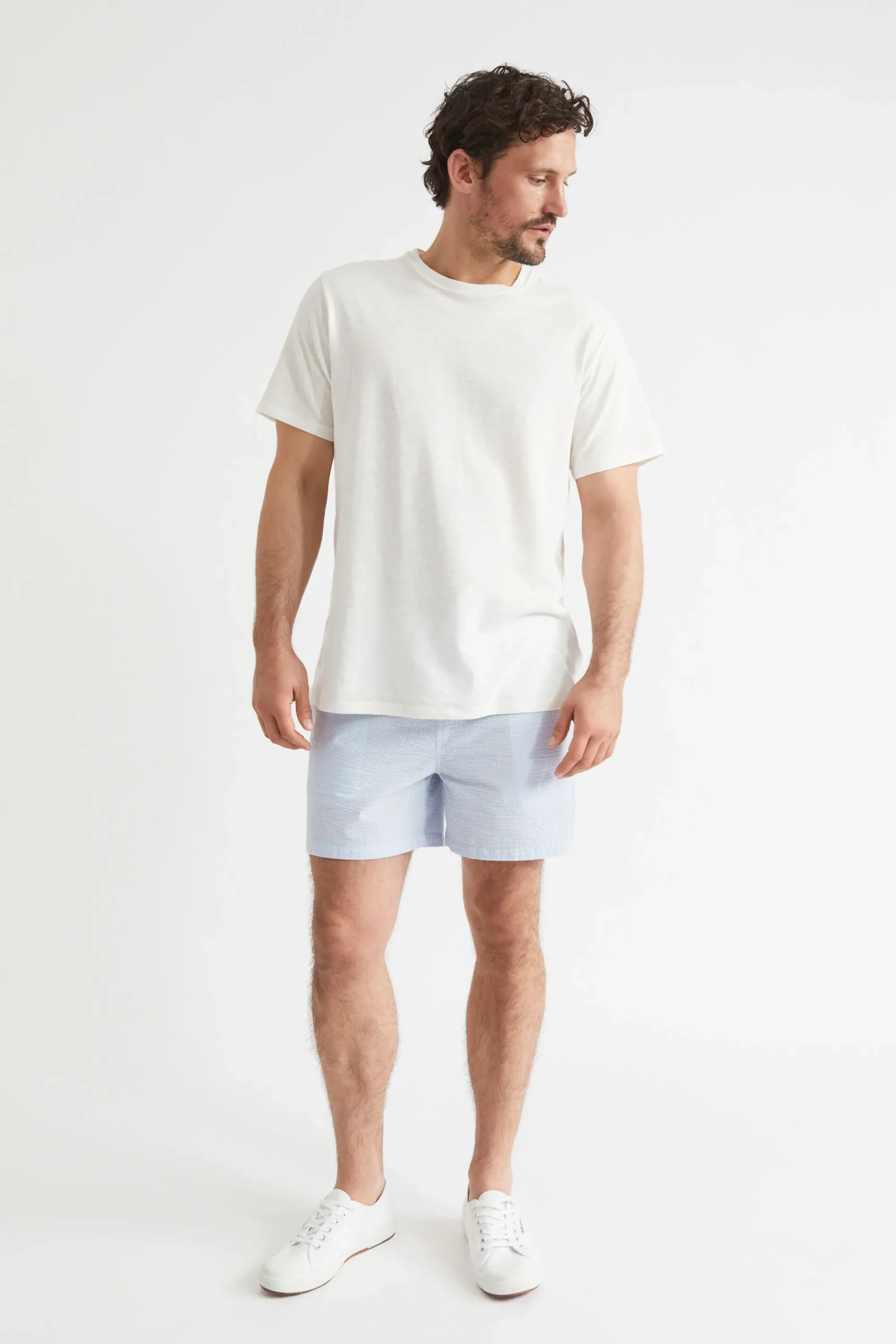 Man Seed Heritage Shorts-Mens Stripe Short