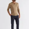 Man Seed Heritage T-Shirts & Sweaters-Merino Knitted Polo