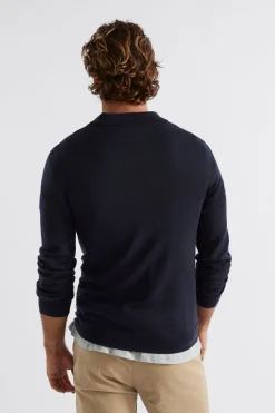 Man Seed Heritage T-Shirts & Sweaters-Merino Knitted Polo