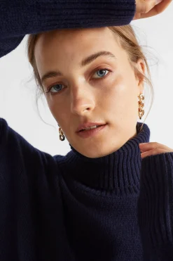 Woman Seed Heritage Knitwear & Sweaters-Merino Wool High Neck Knit