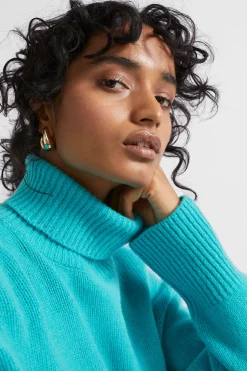 Woman Seed Heritage Knitwear & Sweaters-Merino Wool High Neck Knit