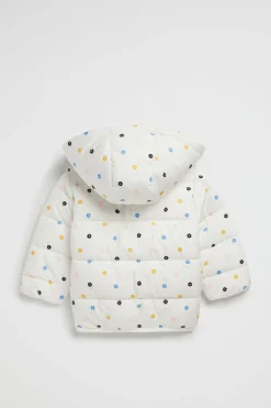 Baby Girl Seed Heritage Jackets & Vests-Mini Flower Puffer