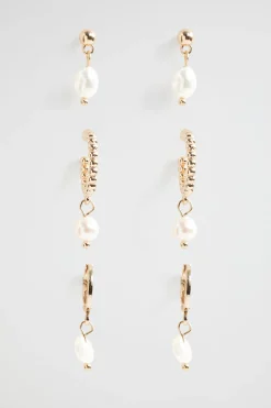 Woman Seed Heritage Jewellery-Mini Pearl Ear Pack