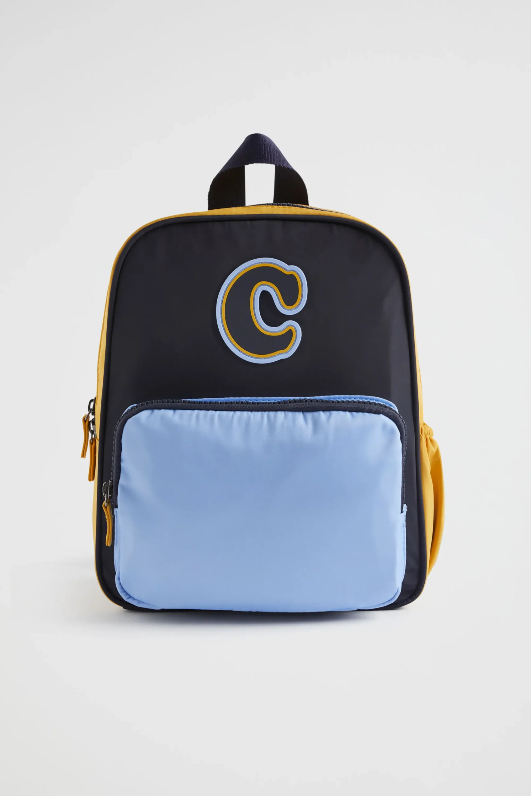 Boy Seed Heritage Bags-Olour Blok Initial Bakpak