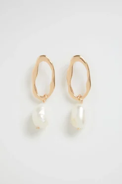 Woman Seed Heritage Jewellery-Organic Stud With Pearl