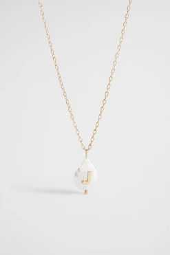 Woman Seed Heritage Jewellery-Pearl Alphabet Necklace
