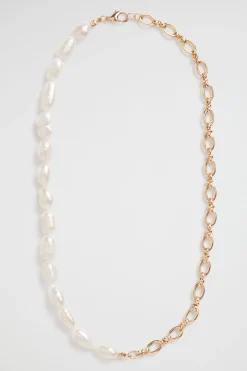 Woman Seed Heritage Jewellery-Pearl Chain Necklace