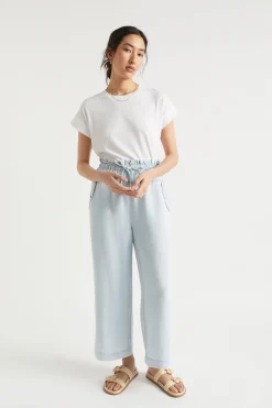 Woman Seed Heritage Pants-Pocket Front Culotte