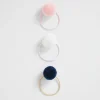 Girl Seed Heritage Hair Accessories-Pom Pom Hair Elastics
