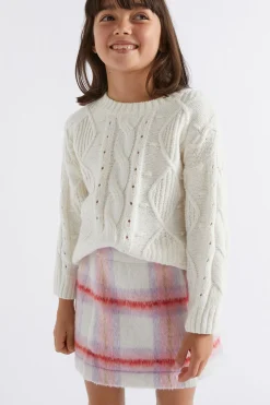Girl Seed Heritage Knitwear & Sweaters-Pompom Cable Knit