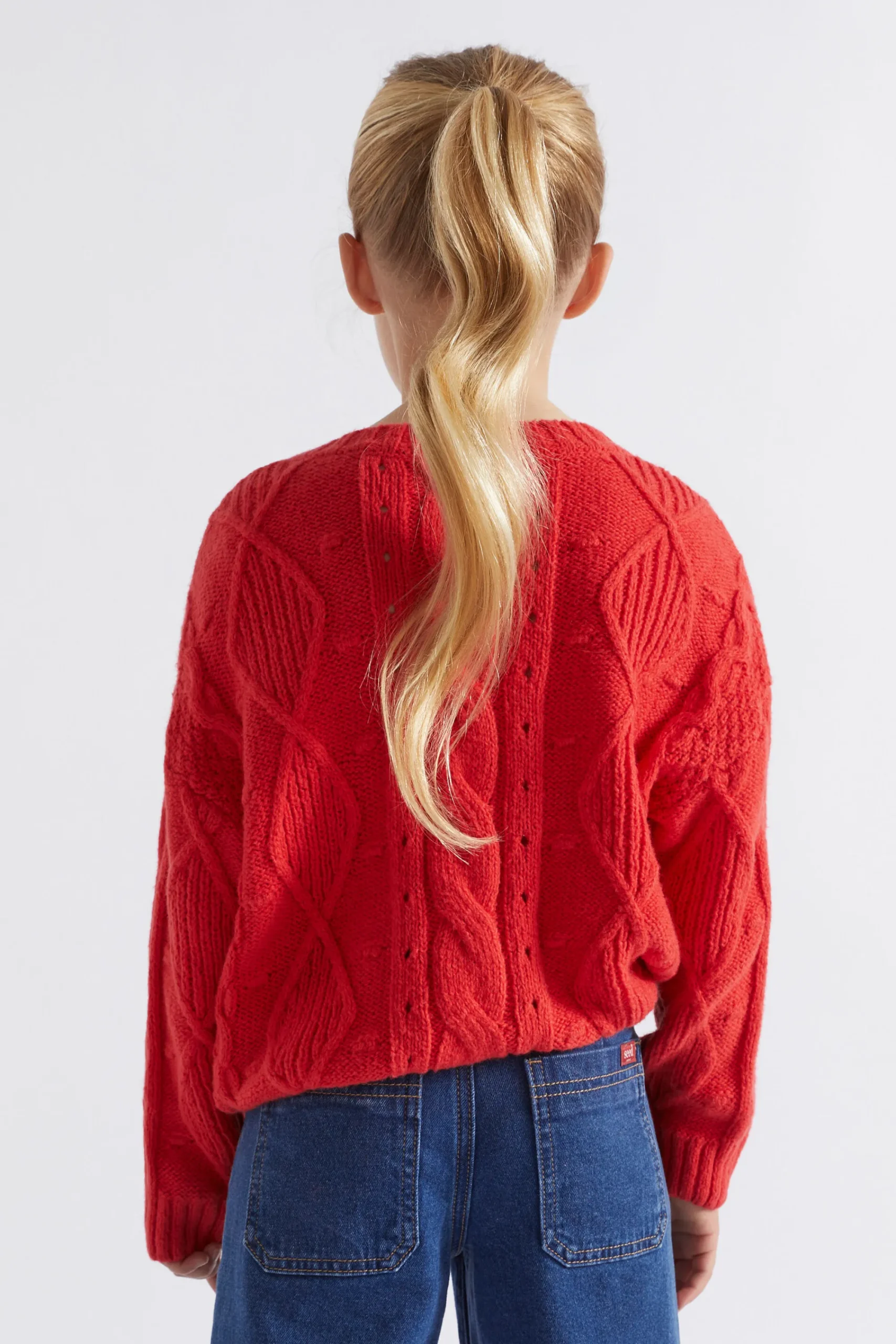 Girl Seed Heritage Knitwear & Sweaters-Pompom Cable Knit
