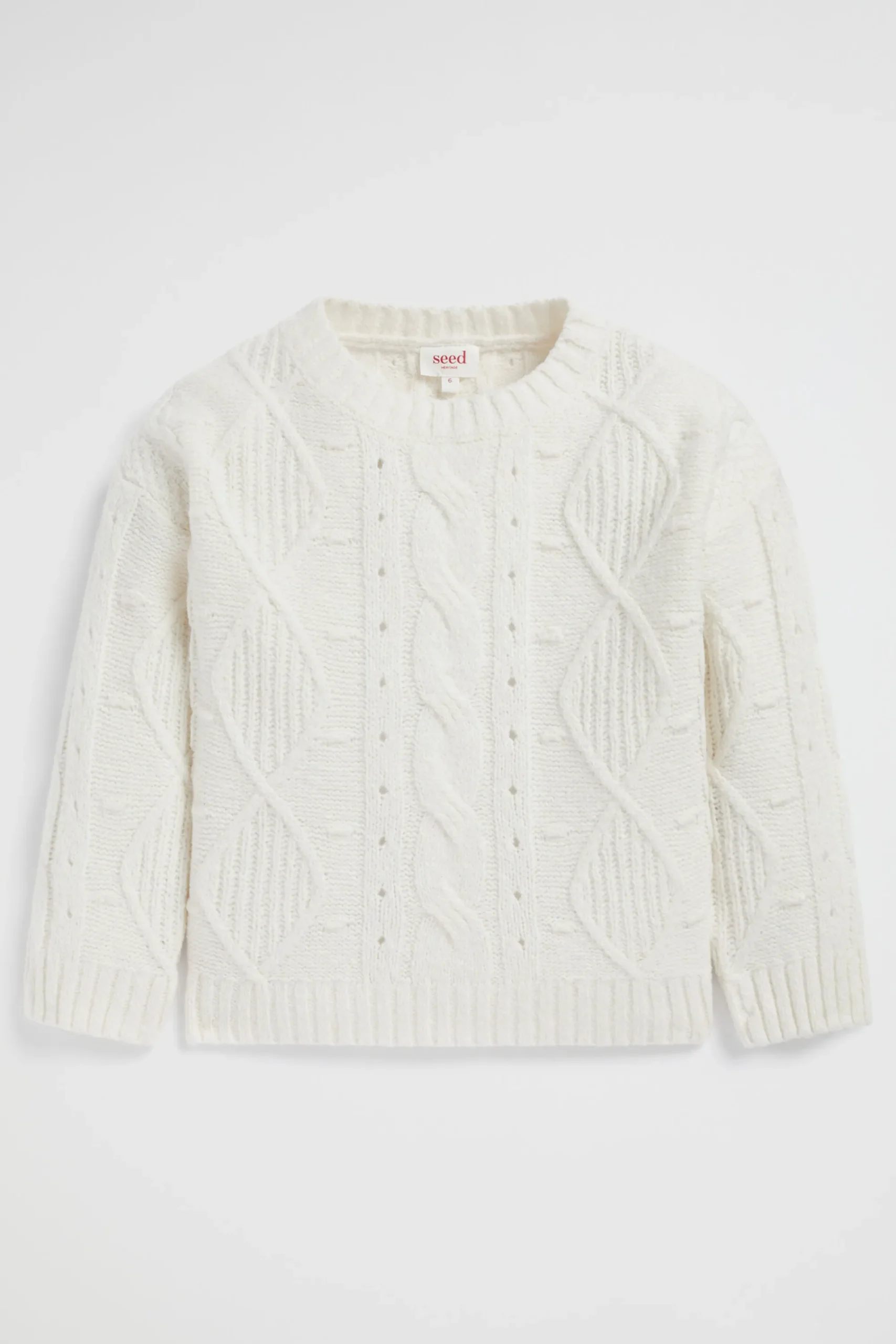 Girl Seed Heritage Knitwear & Sweaters-Pompom Cable Knit