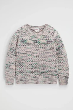 Girl Seed Heritage T-Shirts & Tops-Popcorn Mixy Crop Knit