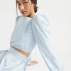 Woman Seed Heritage T-Shirts & Tops-Poplin Stripe Top