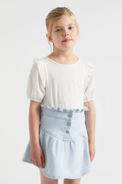Girl Seed Heritage T-Shirts & Tops-Puff Sleeve Tee