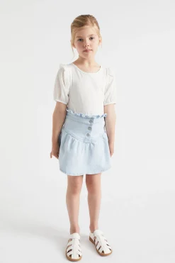 Girl Seed Heritage T-Shirts & Tops-Puff Sleeve Tee