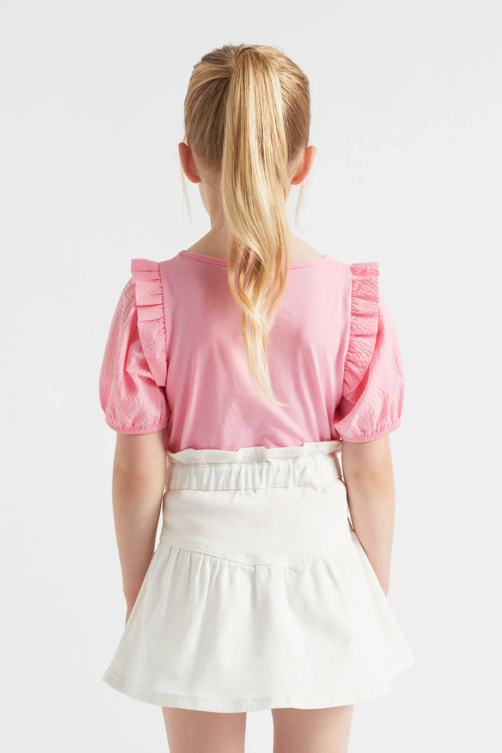 Girl Seed Heritage T-Shirts & Tops-Puff Sleeve Tee