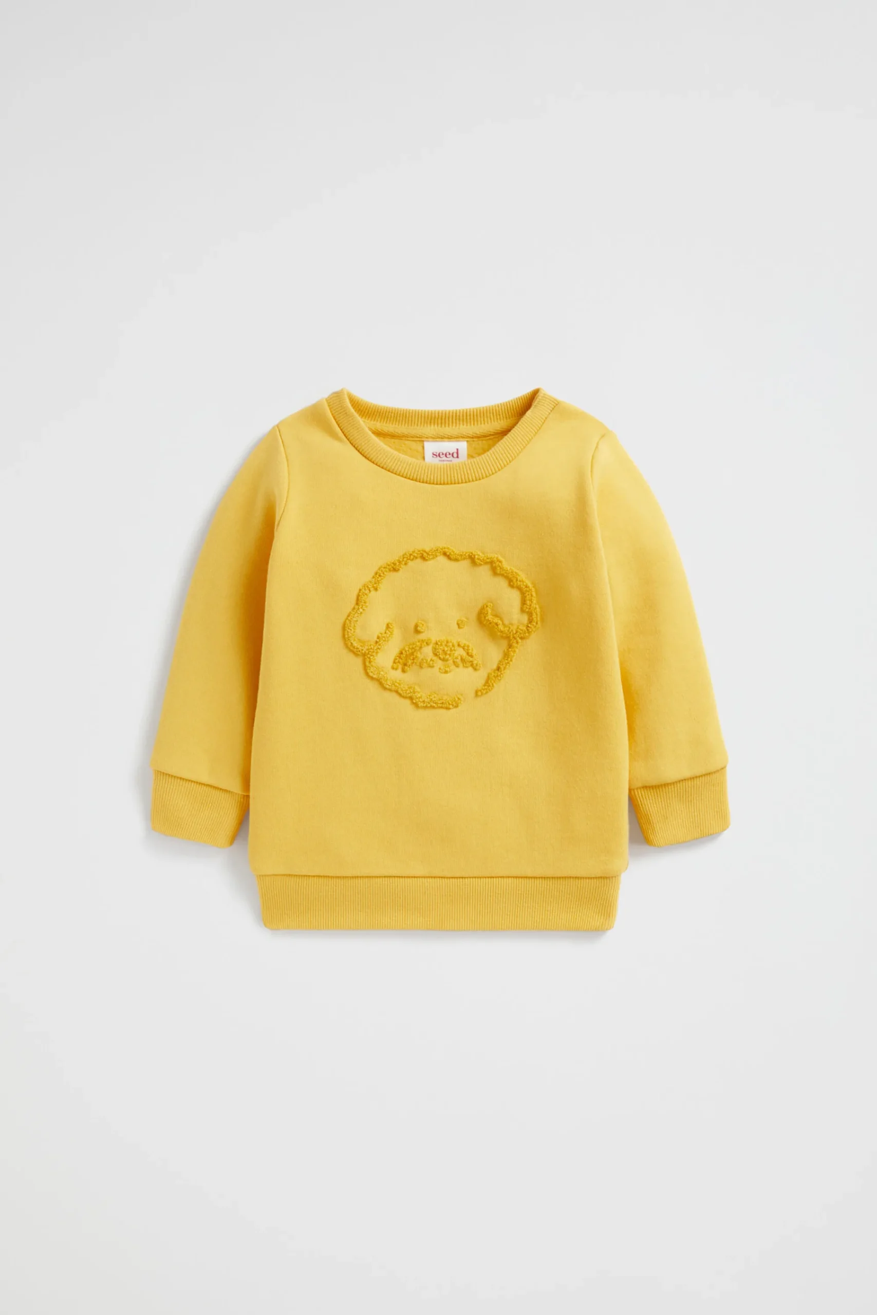 Baby Boy Seed Heritage Knitwear & Sweaters-Puppy Face Sweat