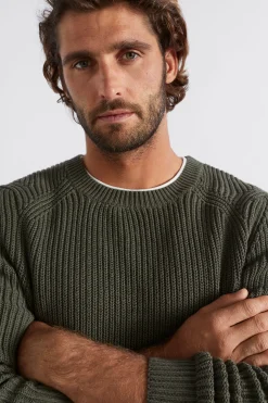 Man Seed Heritage T-Shirts & Sweaters-Raglan Knit Sweater