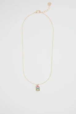 Girl Seed Heritage Jewellery-Rainow Diamante Initial Necklace