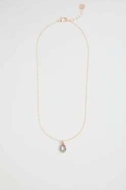 Girl Seed Heritage Jewellery-Rainbw Diamante Initial Necklace