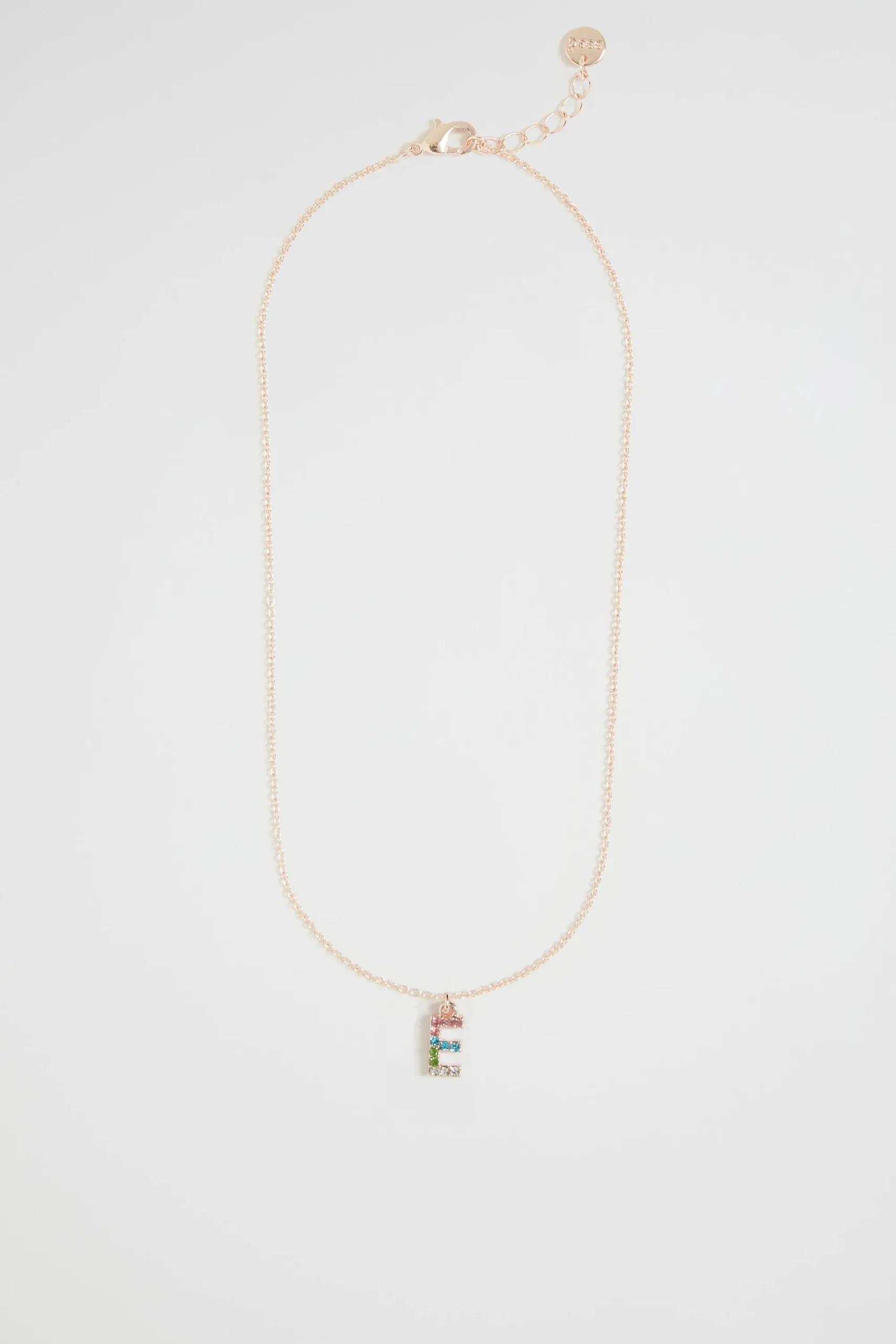 Girl Seed Heritage Jewellery-Rainbow Diamant Initial Ncklac