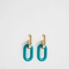 Woman Seed Heritage Jewellery-Resin Link Hoop