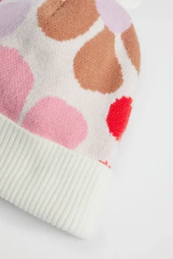 Girl Seed Heritage Hats & Beanies & Caps-Retro Flower Beanie