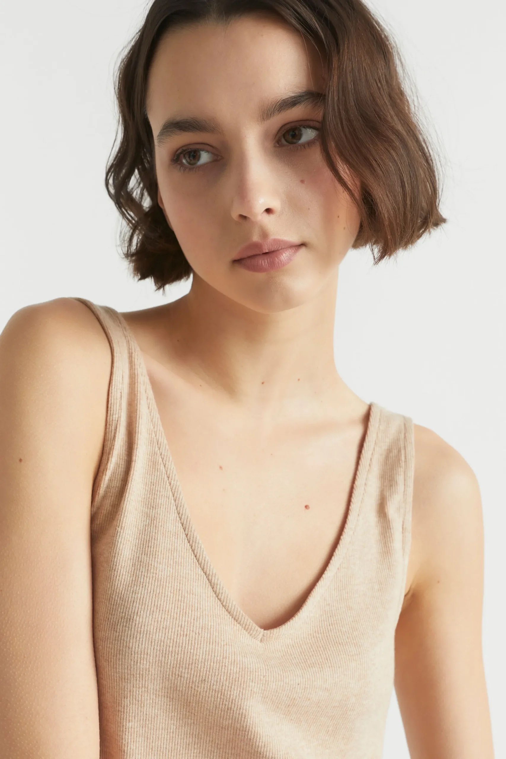 Seed Heritage Sleepwear-Rib Jersey Sleep Tank