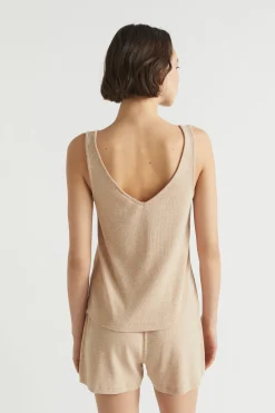 Seed Heritage Sleepwear-Rib Jersey Sleep Tank