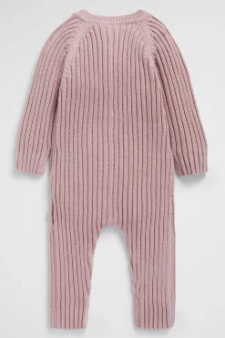 Newborn Seed Heritage Jumpsuits & Overalls-Ribbed Jumpsuit