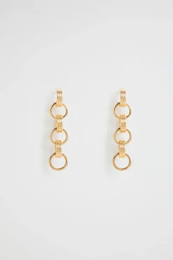 Woman Seed Heritage Jewellery-Ridged Drop Earring