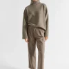 Woman Seed Heritage Knitwear & Sweaters-Roll Neck Terry Sweat