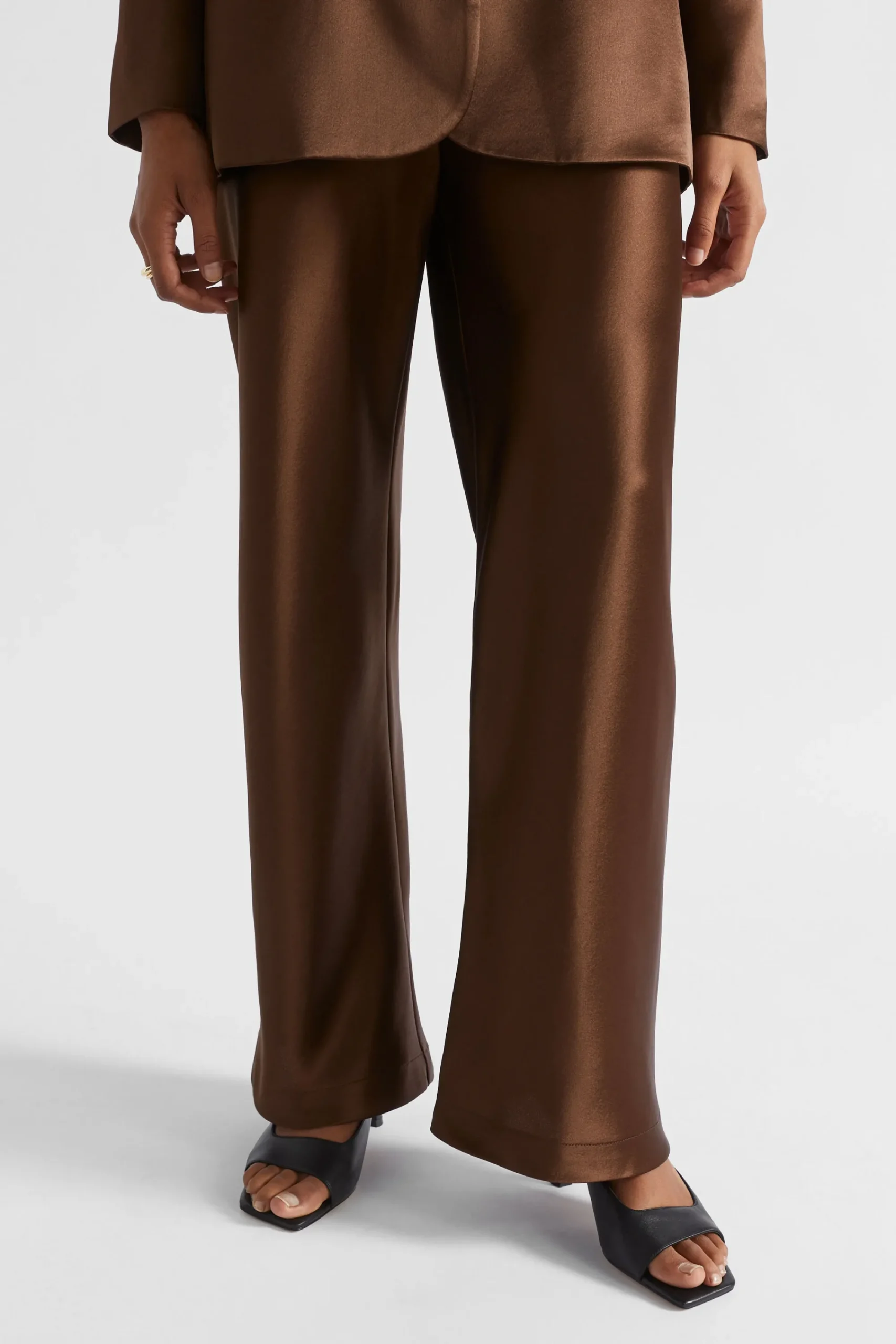 Woman Seed Heritage Pants-Satin Bias Cut Pant