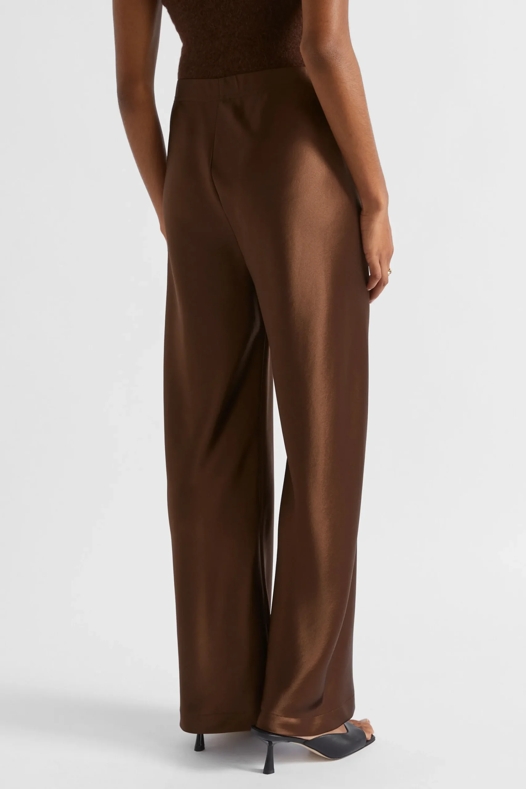 Woman Seed Heritage Pants-Satin Bias Cut Pant