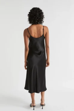 Woman Seed Heritage Dresses-Satin Slip Dress