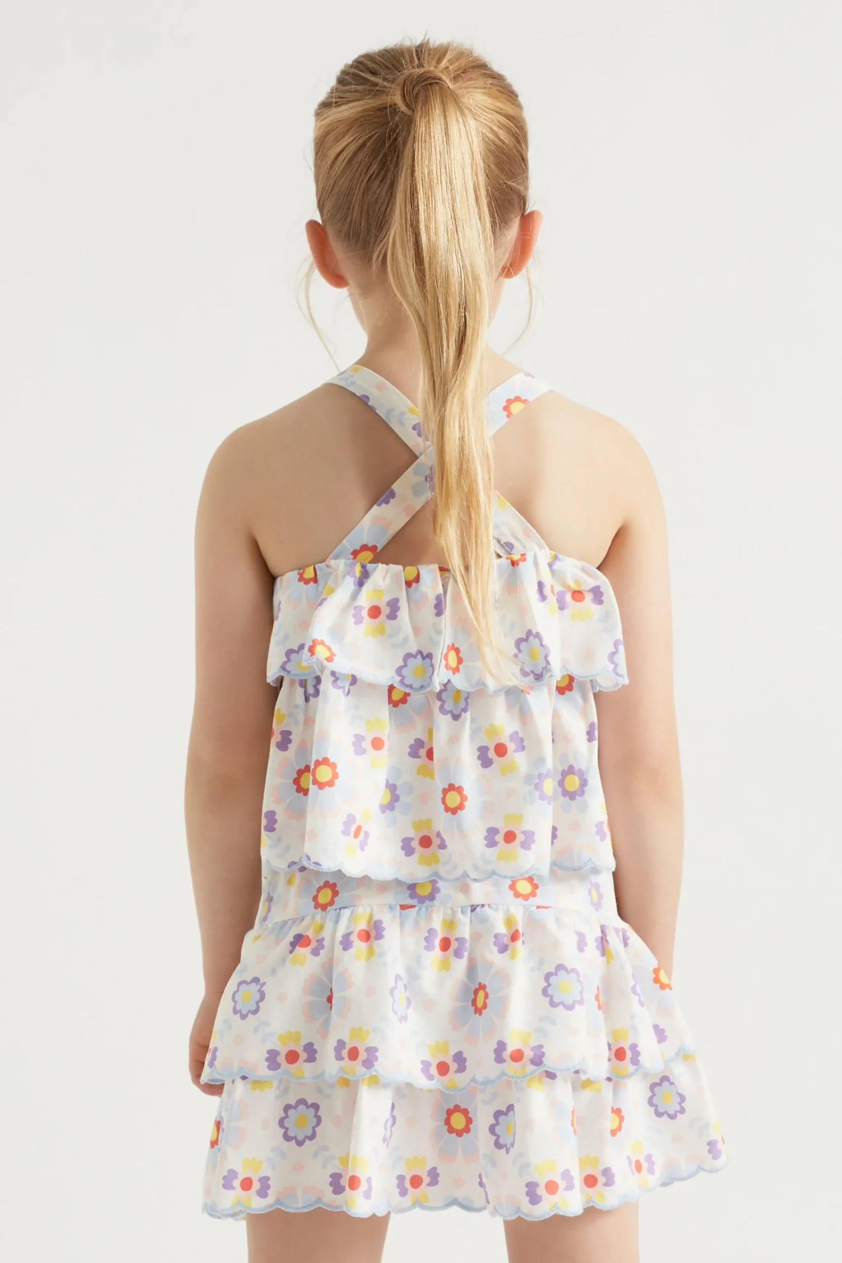 Girl Seed Heritage T-Shirts & Tops-Scalloped Cami