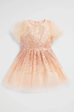 Girl Seed Heritage Dresses-Sequin Dress
